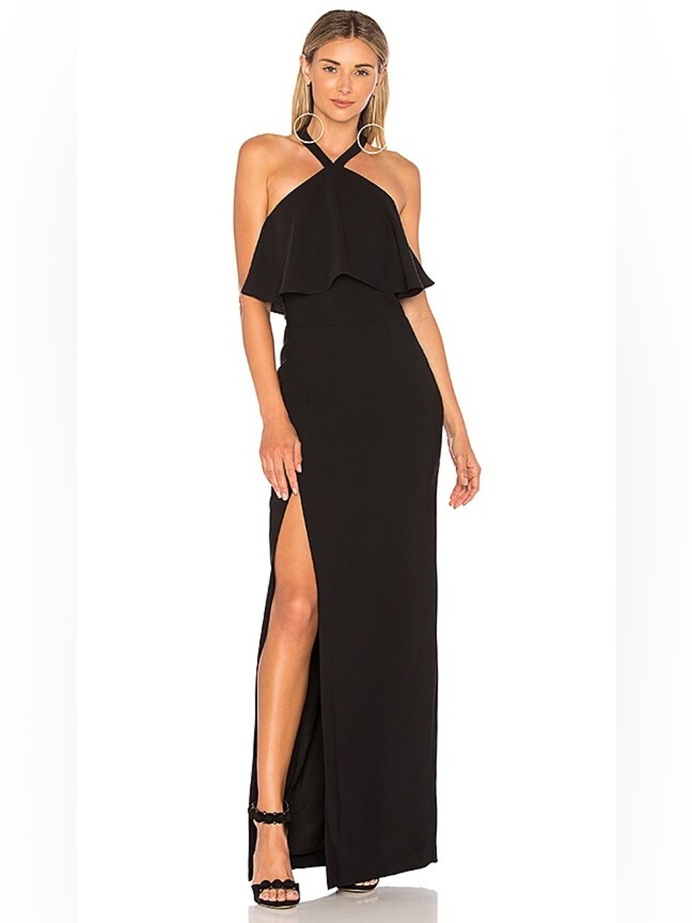 Amanda Uprichard Piazza Maxi gown black size M